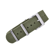 KronoKeeper ribbed nato strap -army green