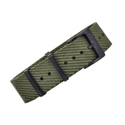 Premium nato strap PVD buckle - Green