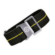 Parachute strap - Green/Yellow - NATO nylon watch strap