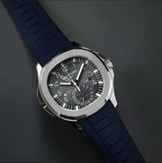 RubberB PK33 Abyss Blue Strap - rubber watch strap