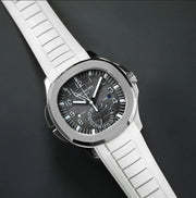 RubberB PK33 Arctic White Strap - rubber watch strap