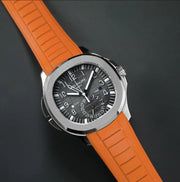 RubberB PK33 Mandarin Orange Strap - rubber watch strap