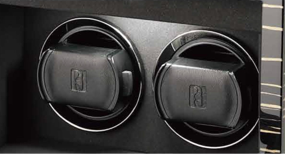 Paul Design - Gentleman 2+3 Watch Winder & Extra storage for 3 watches