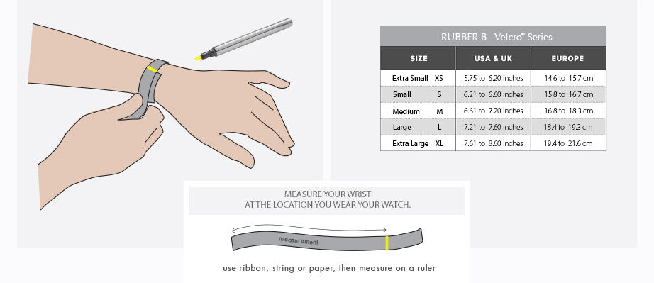 Rubber B V113CD Velcro Series