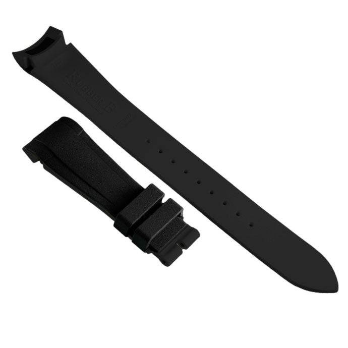 RubberB strap T807 for Tudor Black Bay Pro - Black