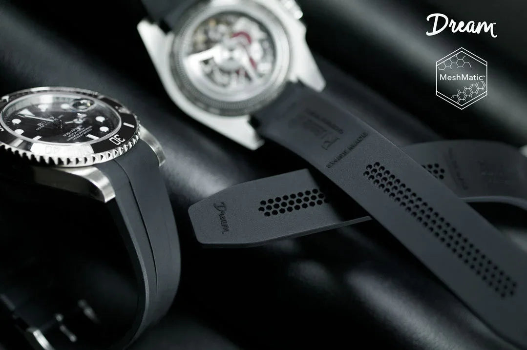 RubberB DM106 Black with buckle Strap - view 3