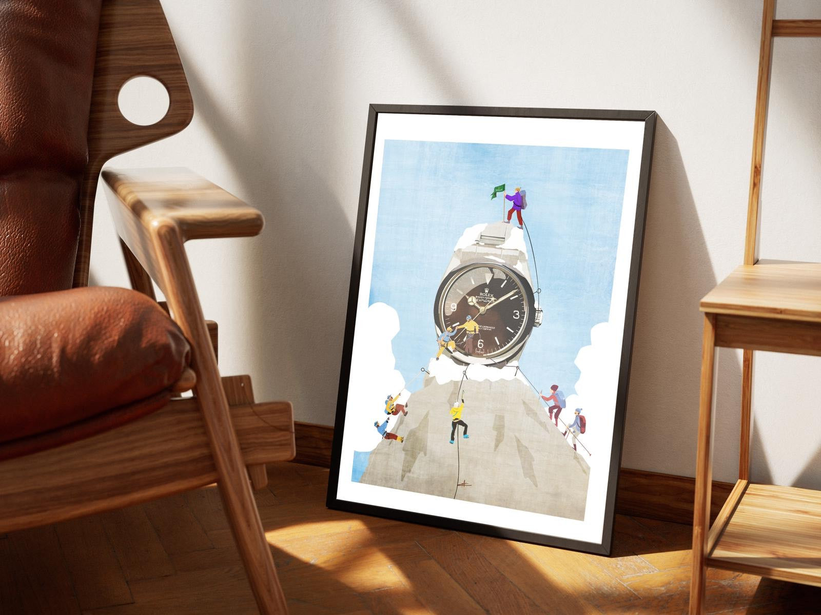 Watchoniste X MisterChrono art printing - To the top - 40x50