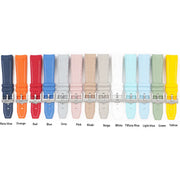 Rubber strap texture for Omega MoonSwatch -light blue - rubber watch strap