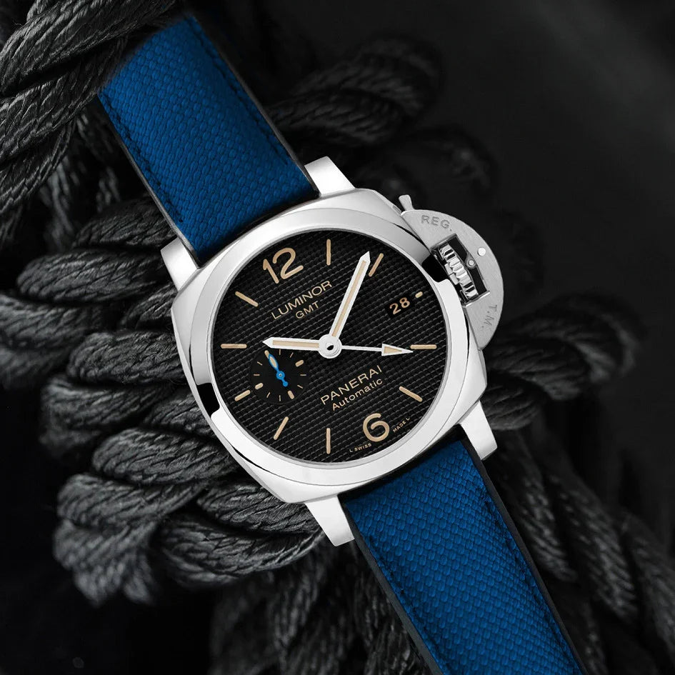 RubberB Ballistic SwimSkin PS22 - Caribbean Blue Strap - detail