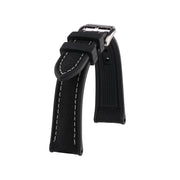KronoKeeper Marius Strap - Black / White - KronoKeeper strap