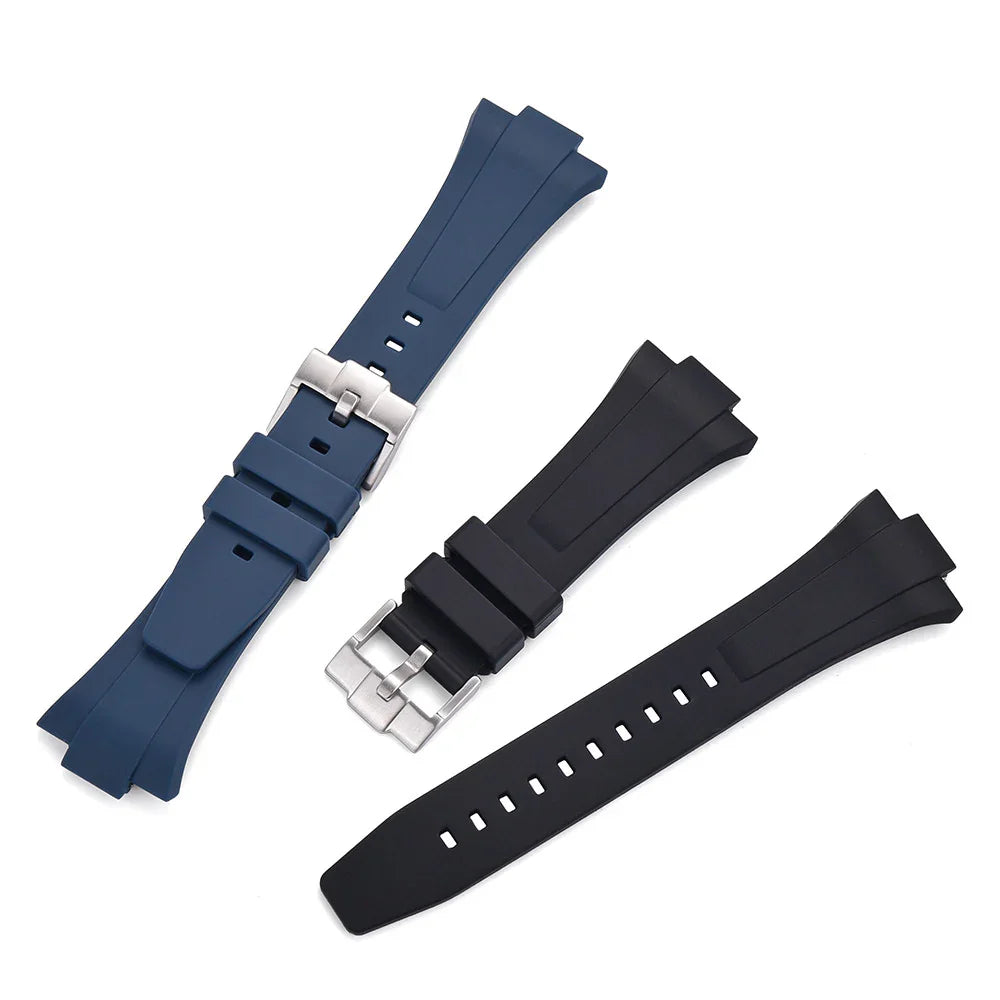 Rubber strap for Tissot PRX - Tiffany Blue - view 4