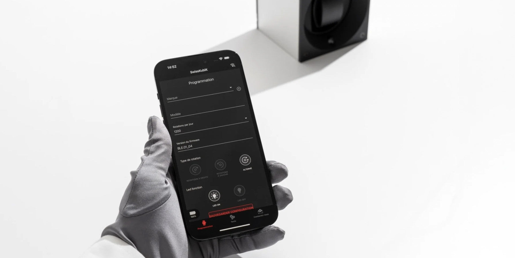 SwissKubik MasterBox watchwinder - 10 Watches