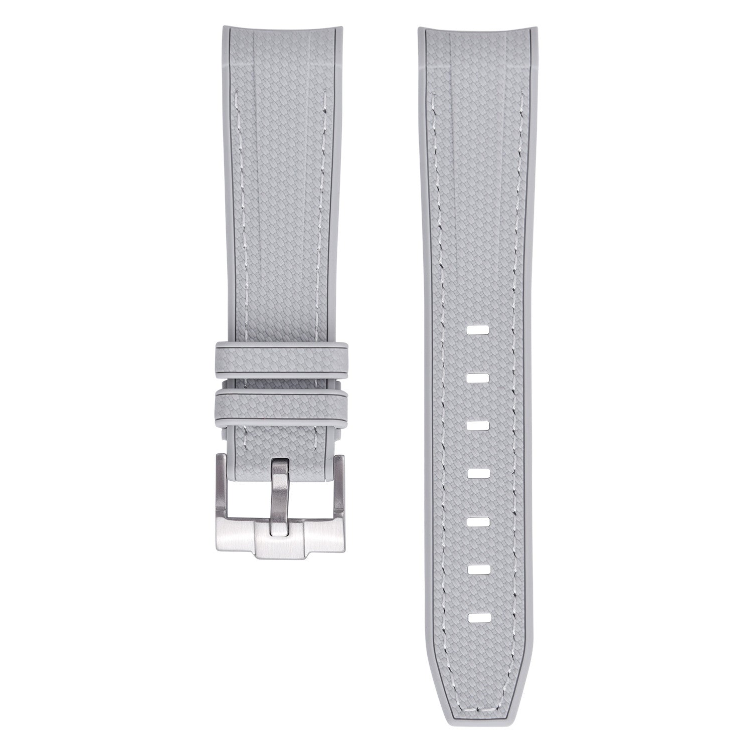 Rubber strap texture for Omega MoonSwatch -grey