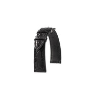 Kronokeeper Strap - Felicia Black - alligator leather watch strap