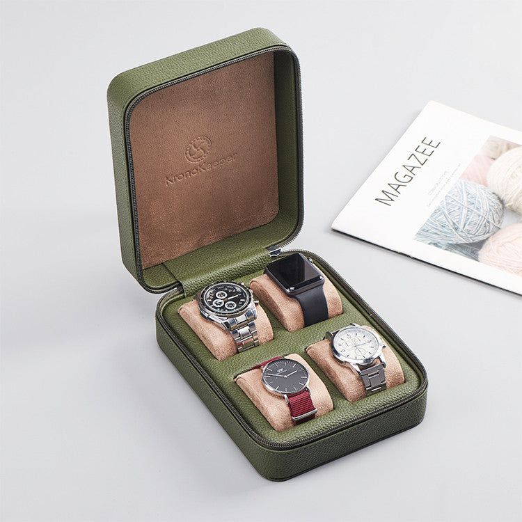 Kronokeeper Tiboulen watch travel case for 4 watches