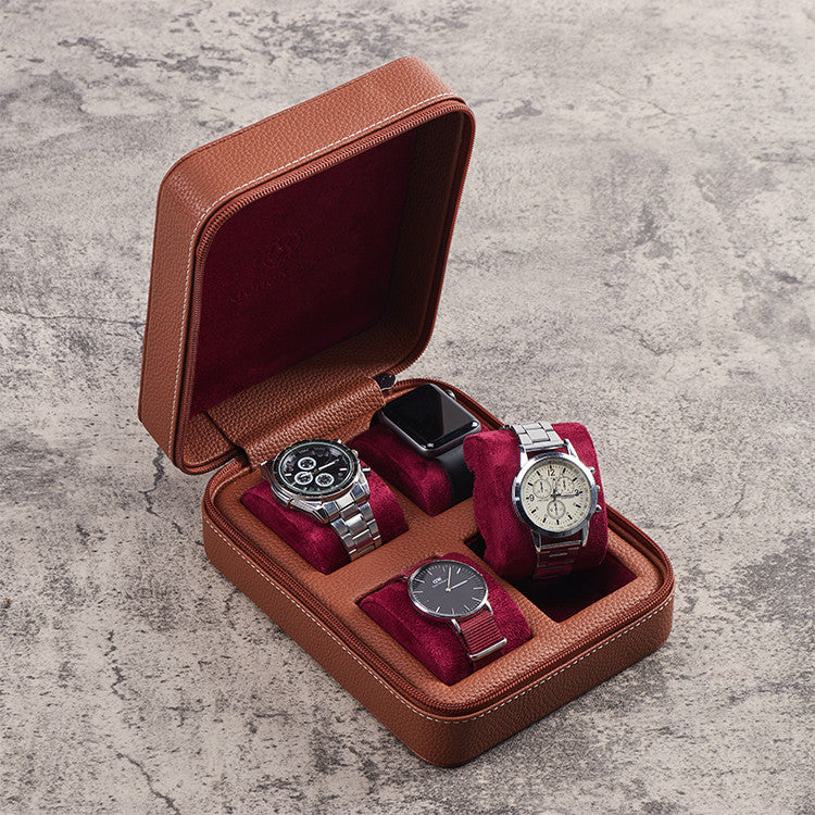 Kronokeeper Tiboulen watch travel case for 4 watches