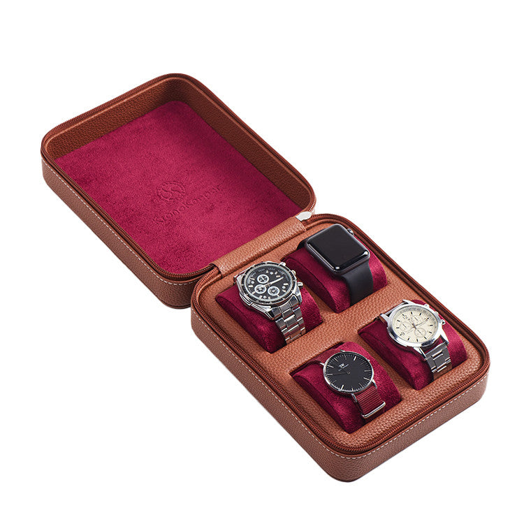 Kronokeeper Tiboulen watch travel case for 4 watches