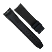 RubberB Ballistic SwimSkin SK41 - Black 20mm Strap - rubber watch strap