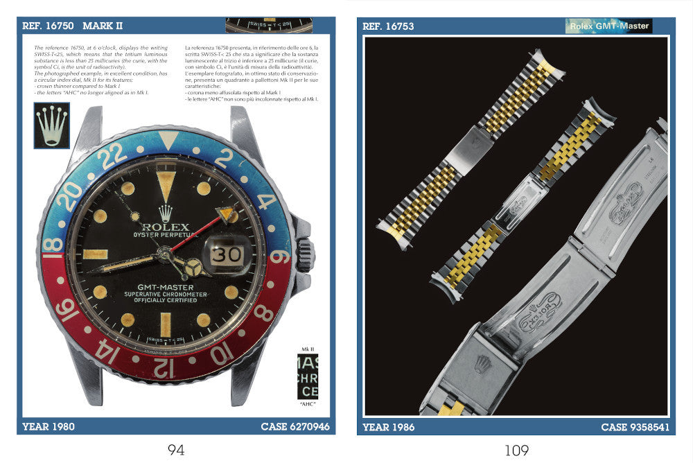 Mondani book: Rolex GMT-MASTER I & II