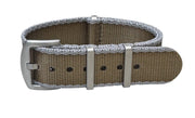 Seat Belt Nato - Grey/Khaki