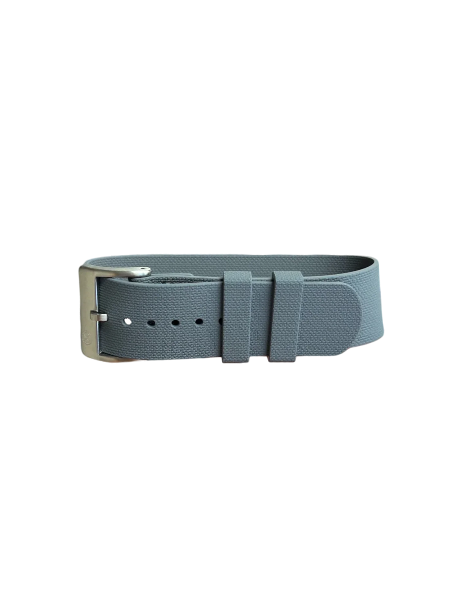 NATO strap KronoKeeper in FKM Rubber - Grey - NATO nylon watch strap