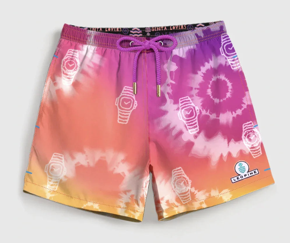 Leopine The Anniversary Swim Shorts - watch accessory