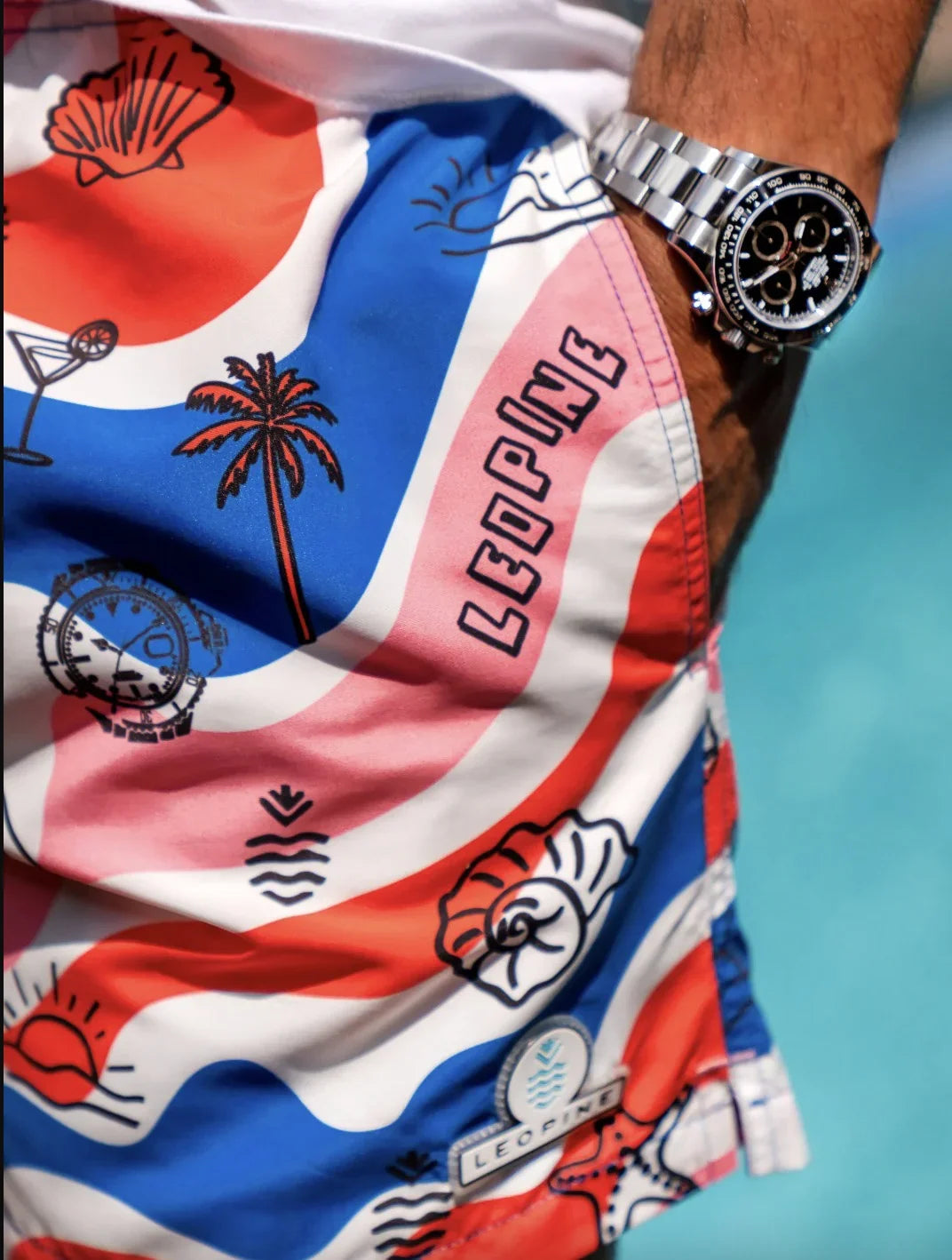 Leopine Summer Waves Swim Shorts - view 4