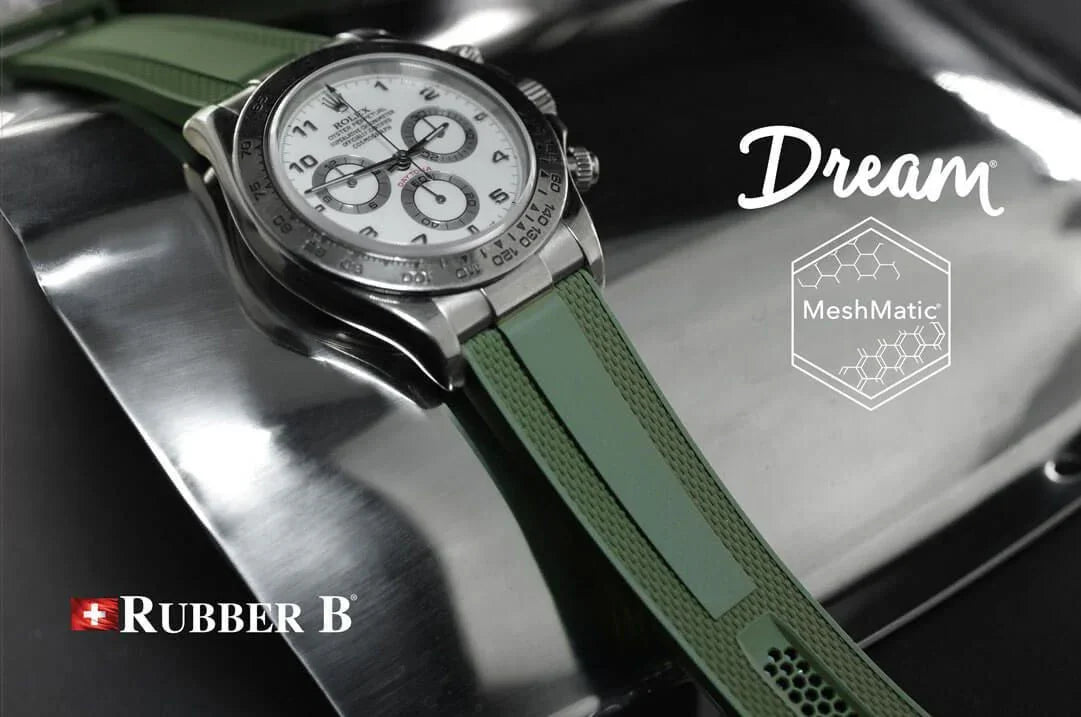 Rubber B Strap - Dream Strap Universal - MeshMatic - Arctic White - view 4