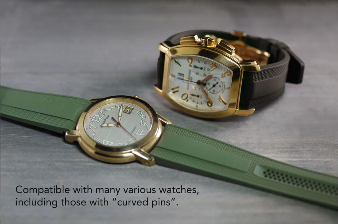 Rubber B Strap  - Dream Strap Universal - MeshMatic - Jet Black