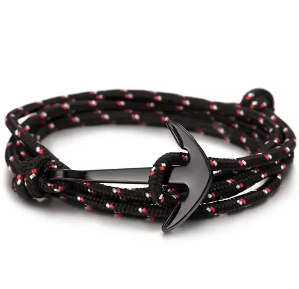 Black PVD anchor bracelet - view 11