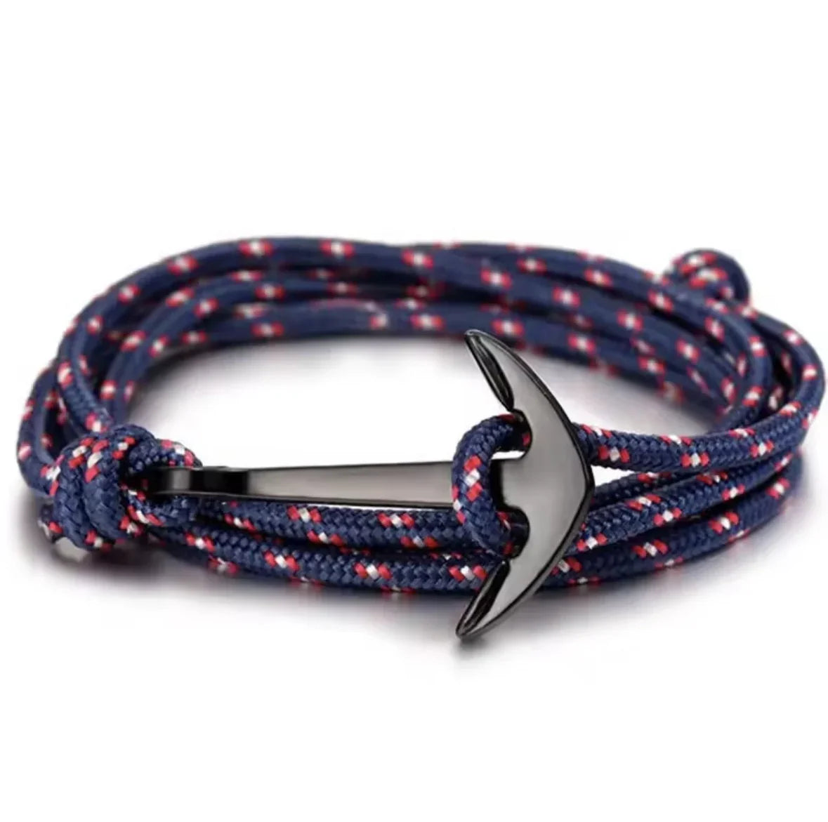Black PVD anchor bracelet - view 12