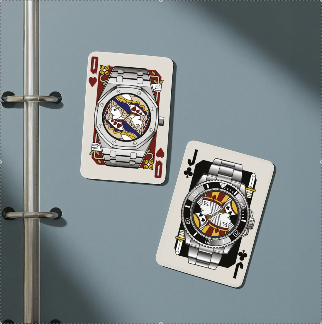 "Steel Watches", the poker card game inspired by watchmaking
