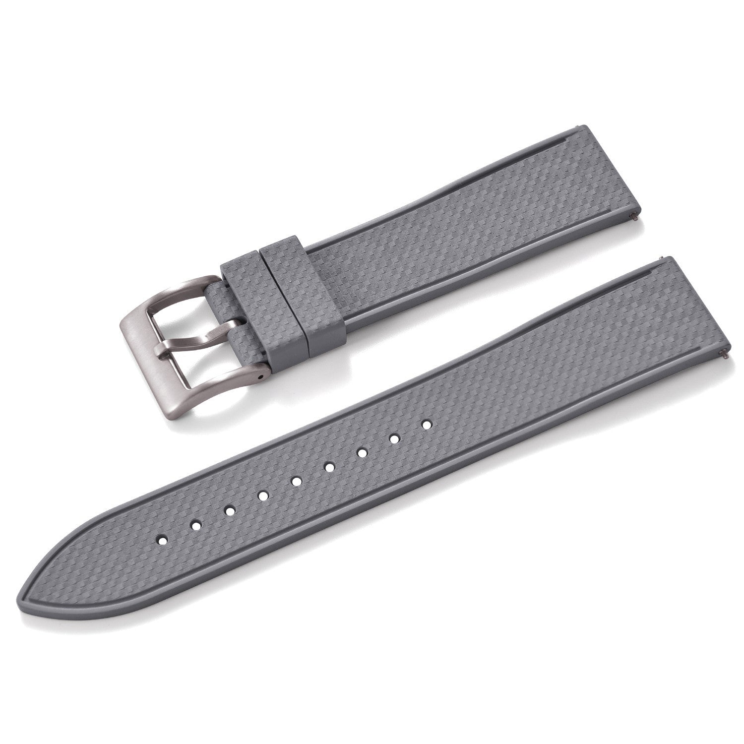 KronoKeeper mosaic Rubber Strap - Grey