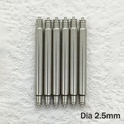Extra-thick 2.5 mm stainless steel spring bars – pack of 2 – KronoKeeper