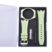 Rubber strap and case for AP x Swatch Mint Green KronoKeeper – complete set with strap, case, buckle and tool