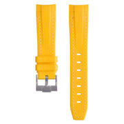 Rubber strap texture for Omega MoonSwatch - yellow