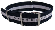 NATO strap Blue/White - NATO nylon watch strap