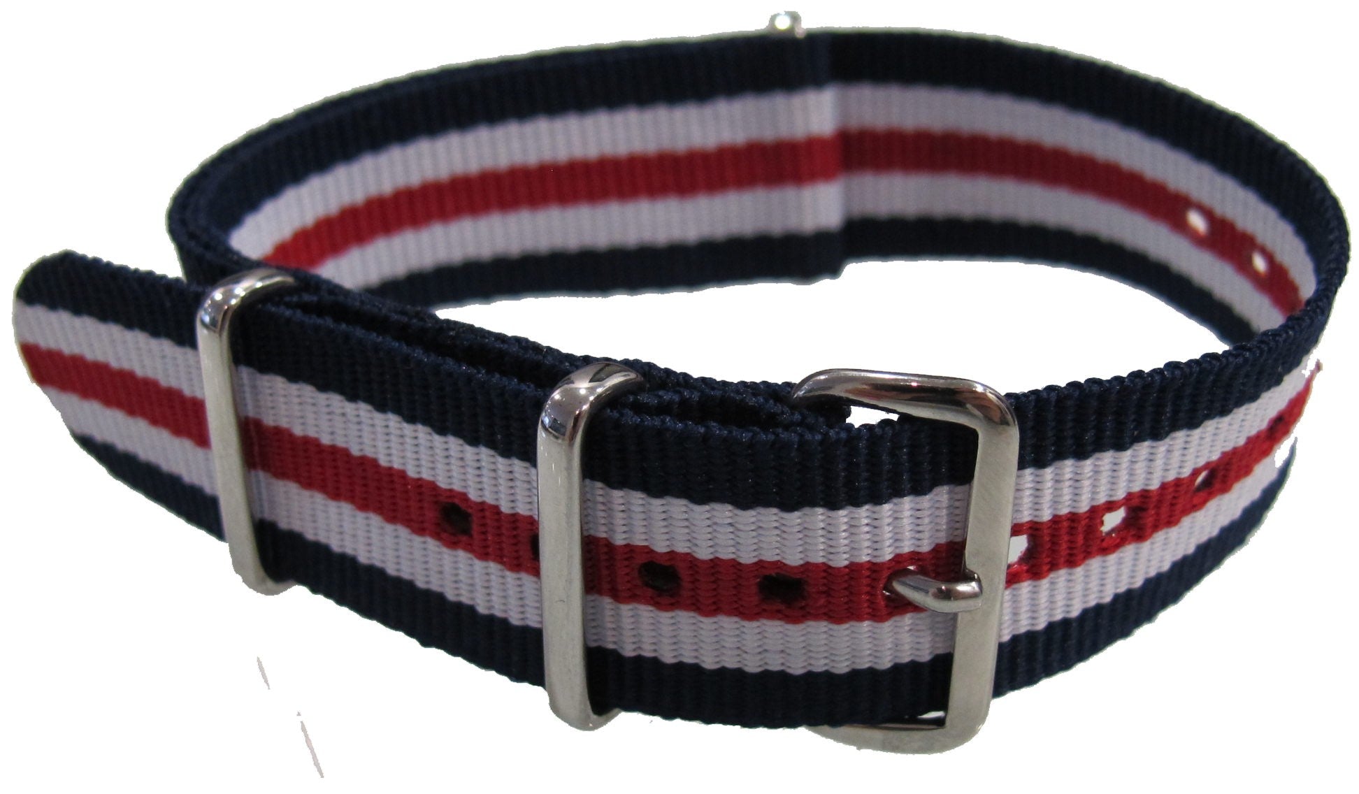 Watch NATO Strap Blue/White/Red