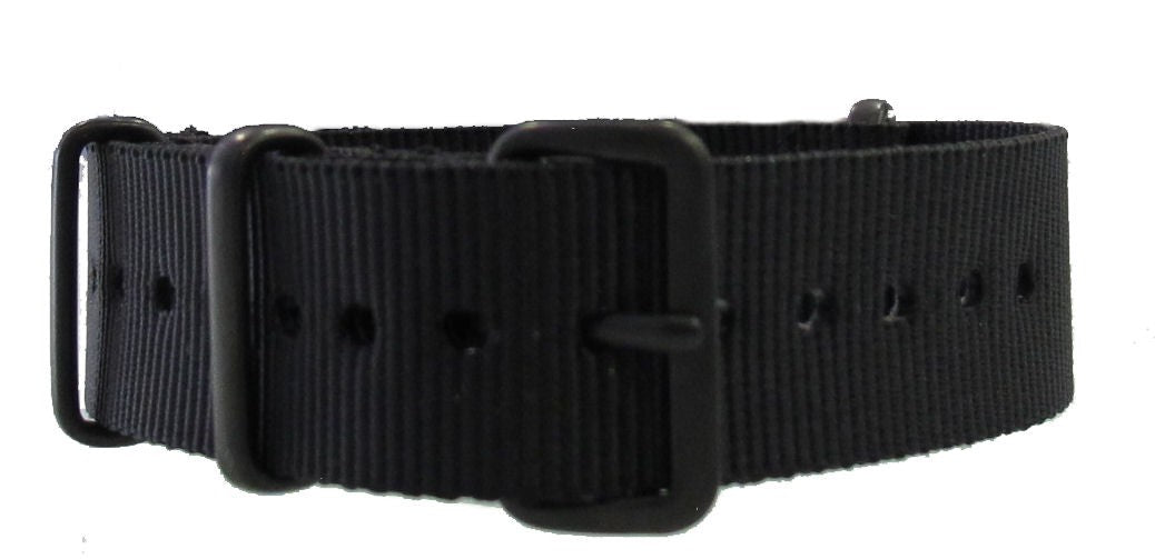 Watch NATO strap black PVD