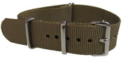 NATO watch strap khaki - NATO nylon watch strap
