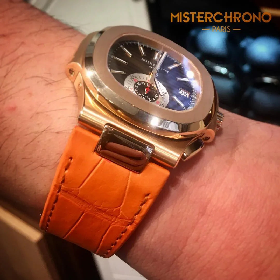 KronoKeeper - Alligator bespoke strap with inserts - view 9