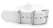 White NATO watch strap - NATO nylon watch strap