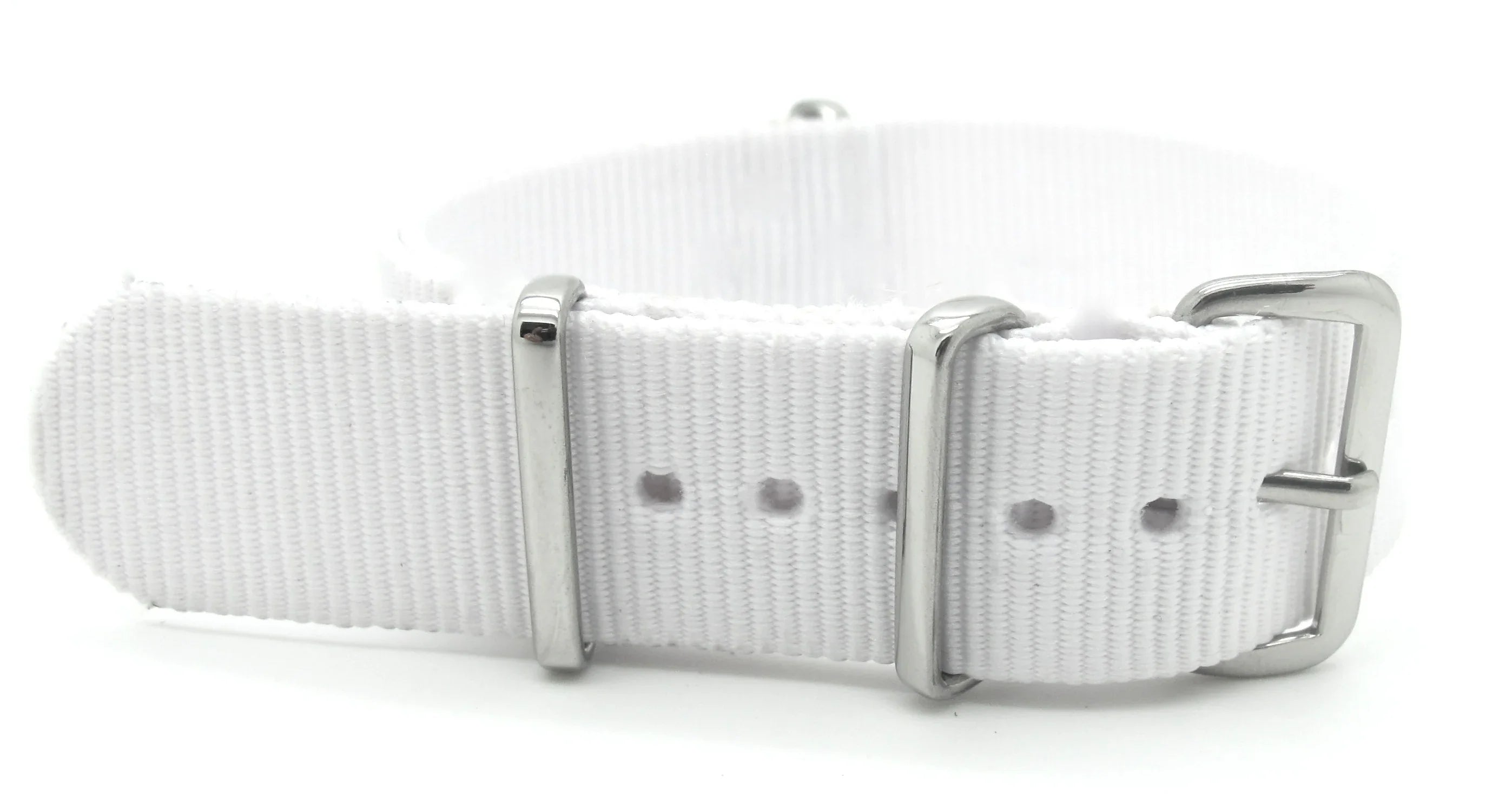 White NATO watch strap - NATO nylon watch strap