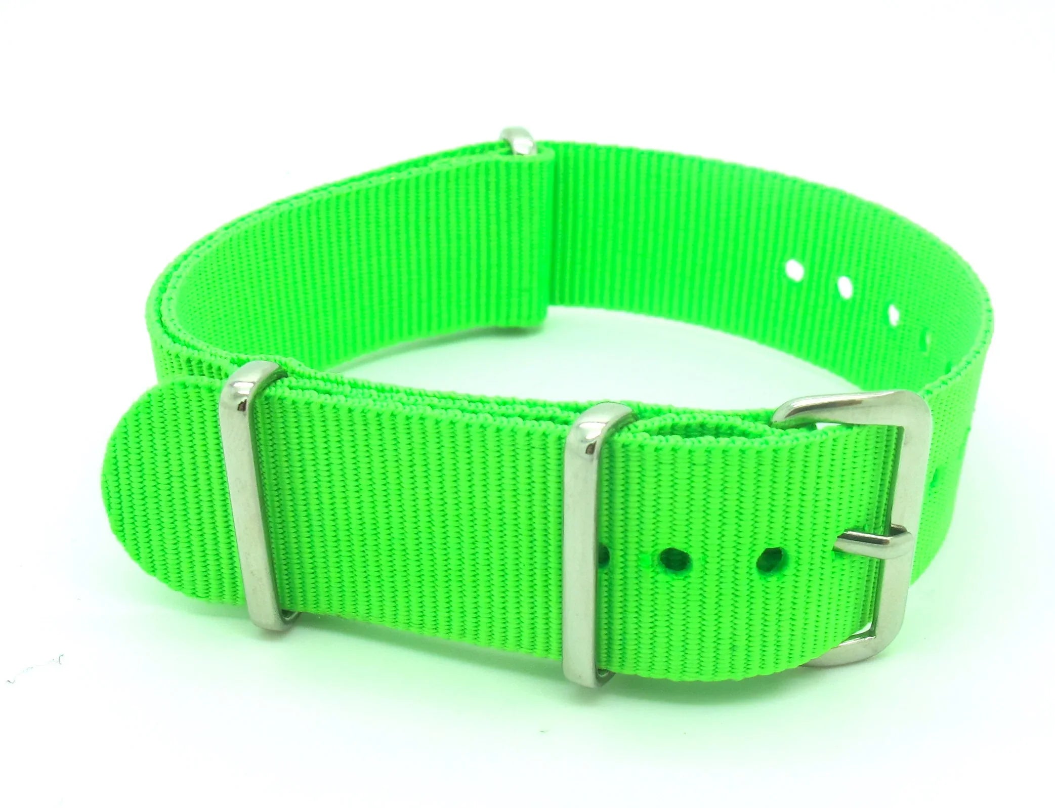 Watch NATO strap Fluo Green - NATO nylon watch strap