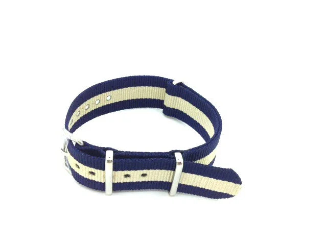Watch NATO strap blue/sand - NATO nylon watch strap