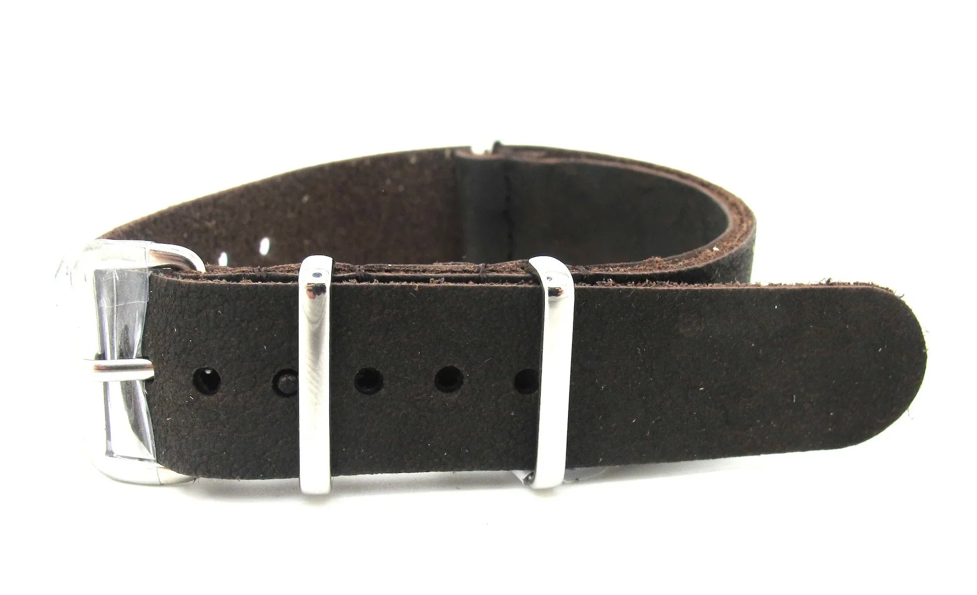Leather Nato strap LN20 - NATO nylon watch strap