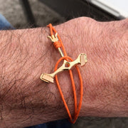 « Pallet fork » bracelet in silver