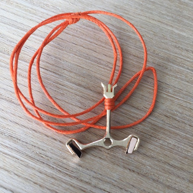 « Pallet fork » bracelet in silver