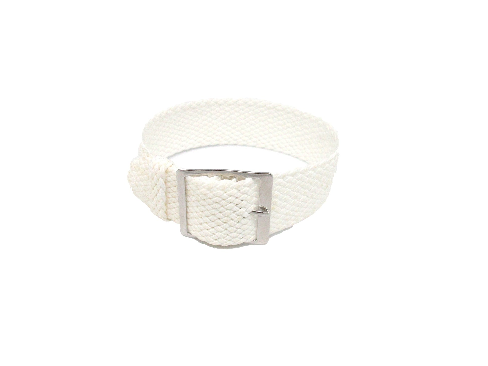 Perlon Watch Strap - White