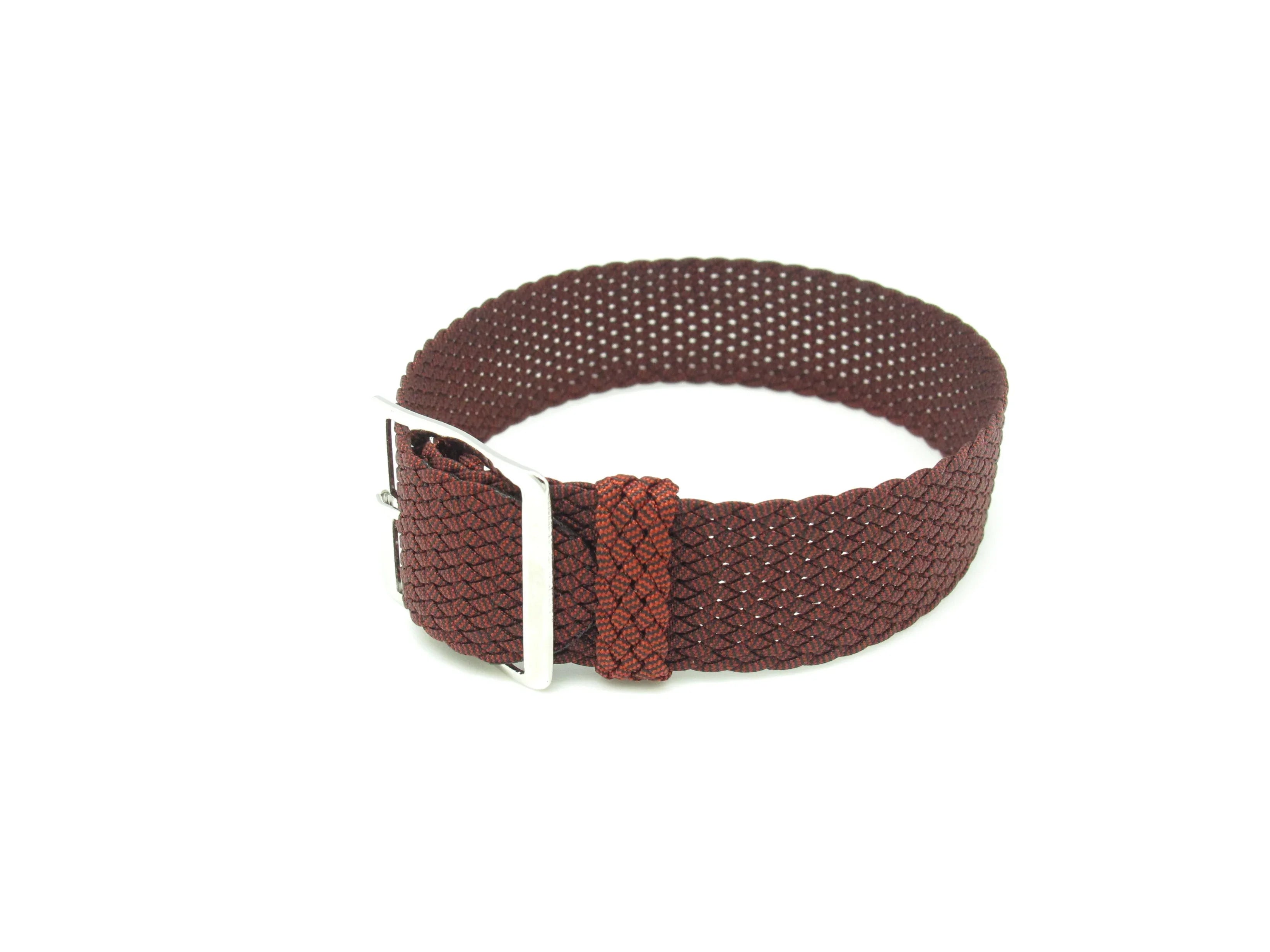 Perlon Watch Strap - Burgundy - NATO nylon watch strap
